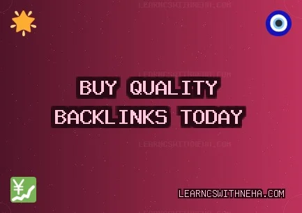 Quality backlinks